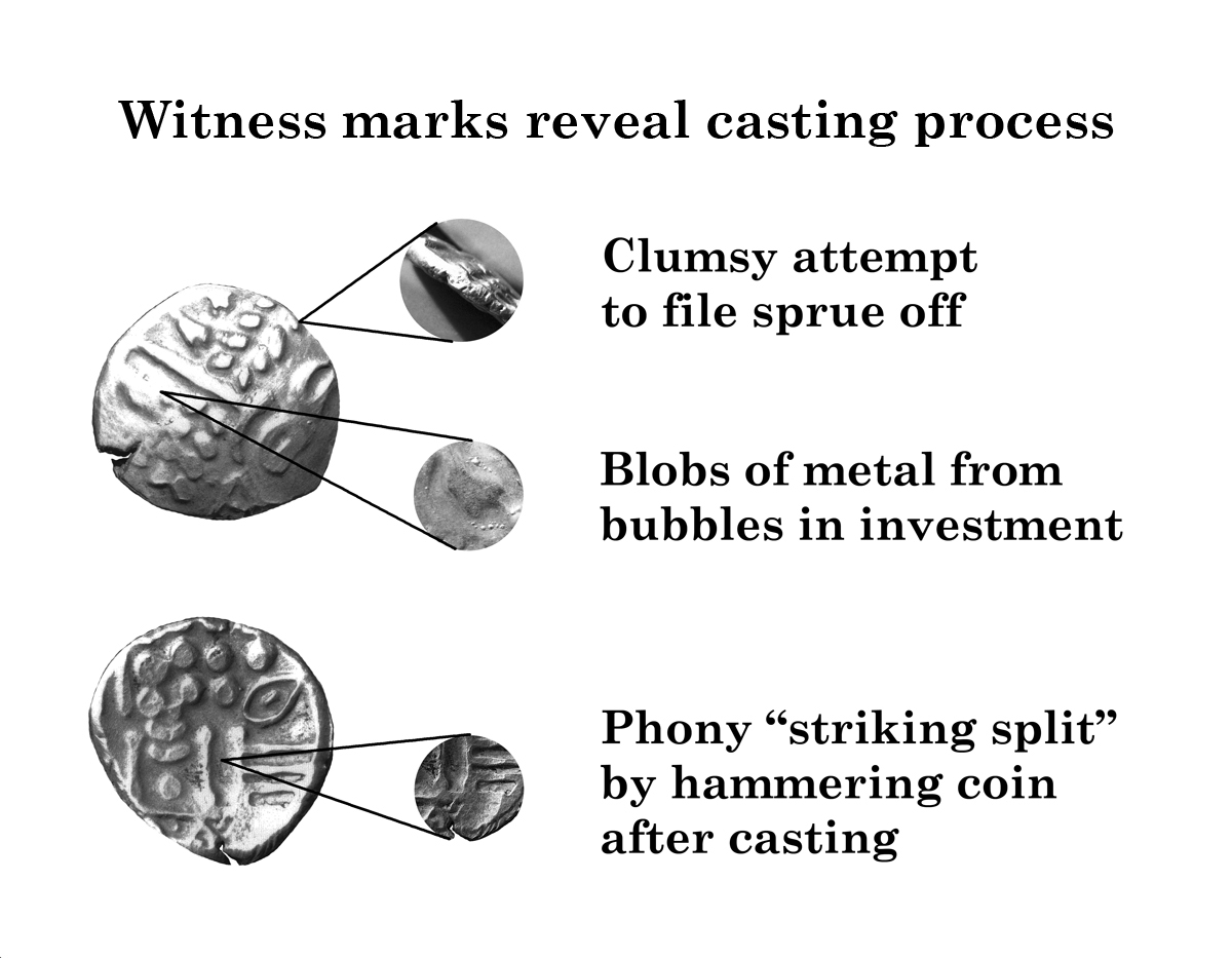 Durotrigan Silver Stater Cast Forgeries