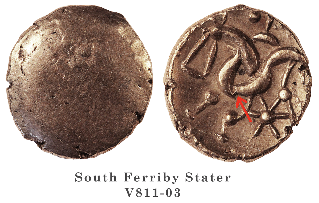 South Ferriby Stater with early die damage