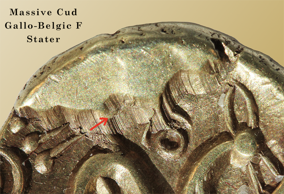 Gallo-Belgic F Stater cud detail